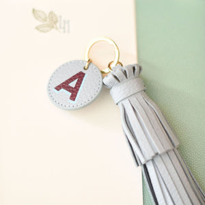 2nd Story Goods Leather Tassel Keychain