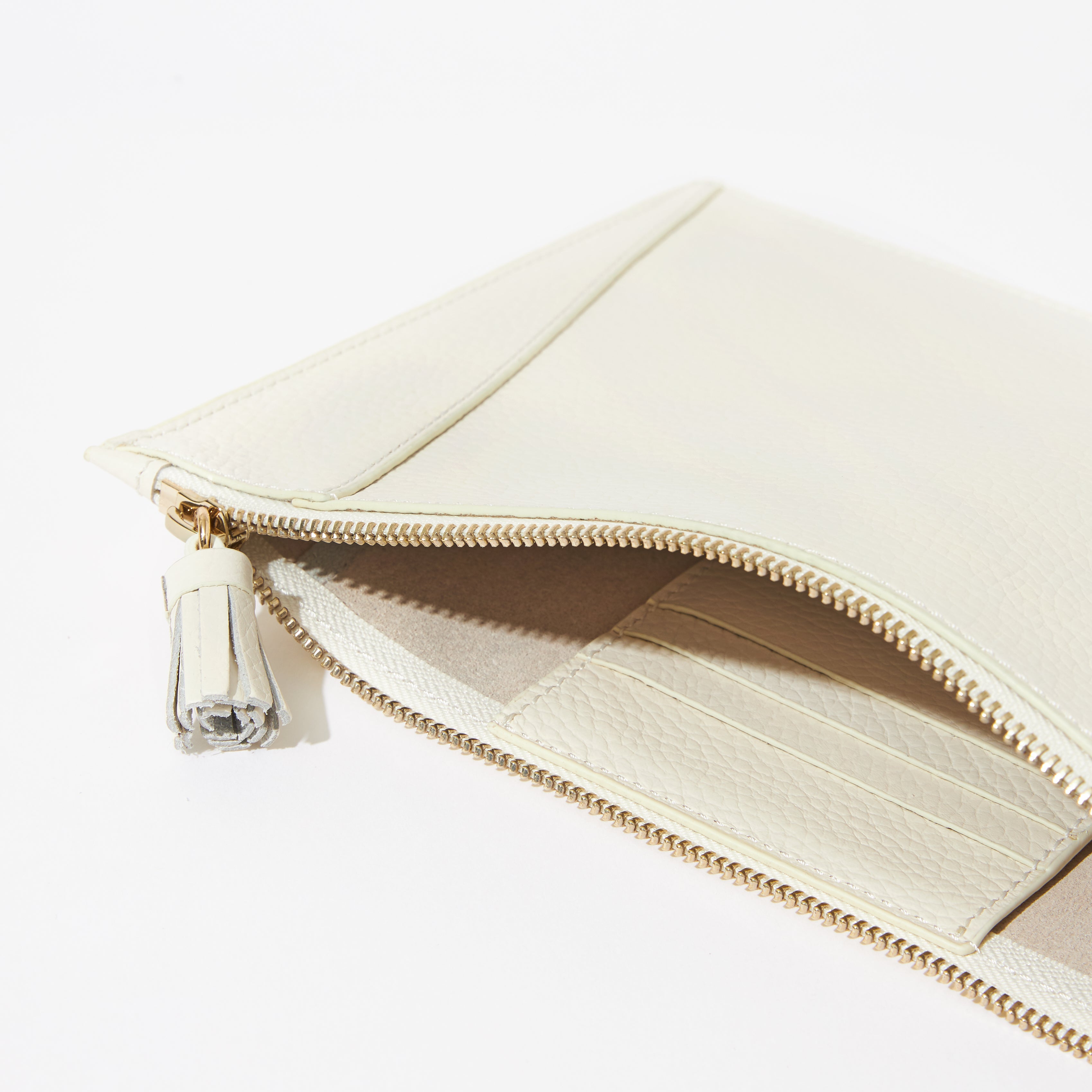 FLAT CLUTCH CAMEL B/W - kloTH