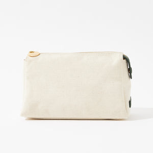 No. 30 The Small Canvas Pouch Pebble – Neely & Chloe